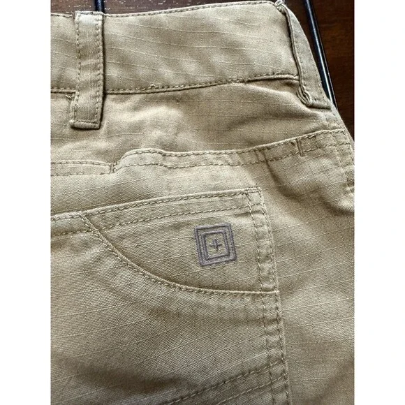 🔥5.11 Tactical Pants Mens 34x32 Brown Ripstop 34x31 - NICE!!! - Picture 10 of 11